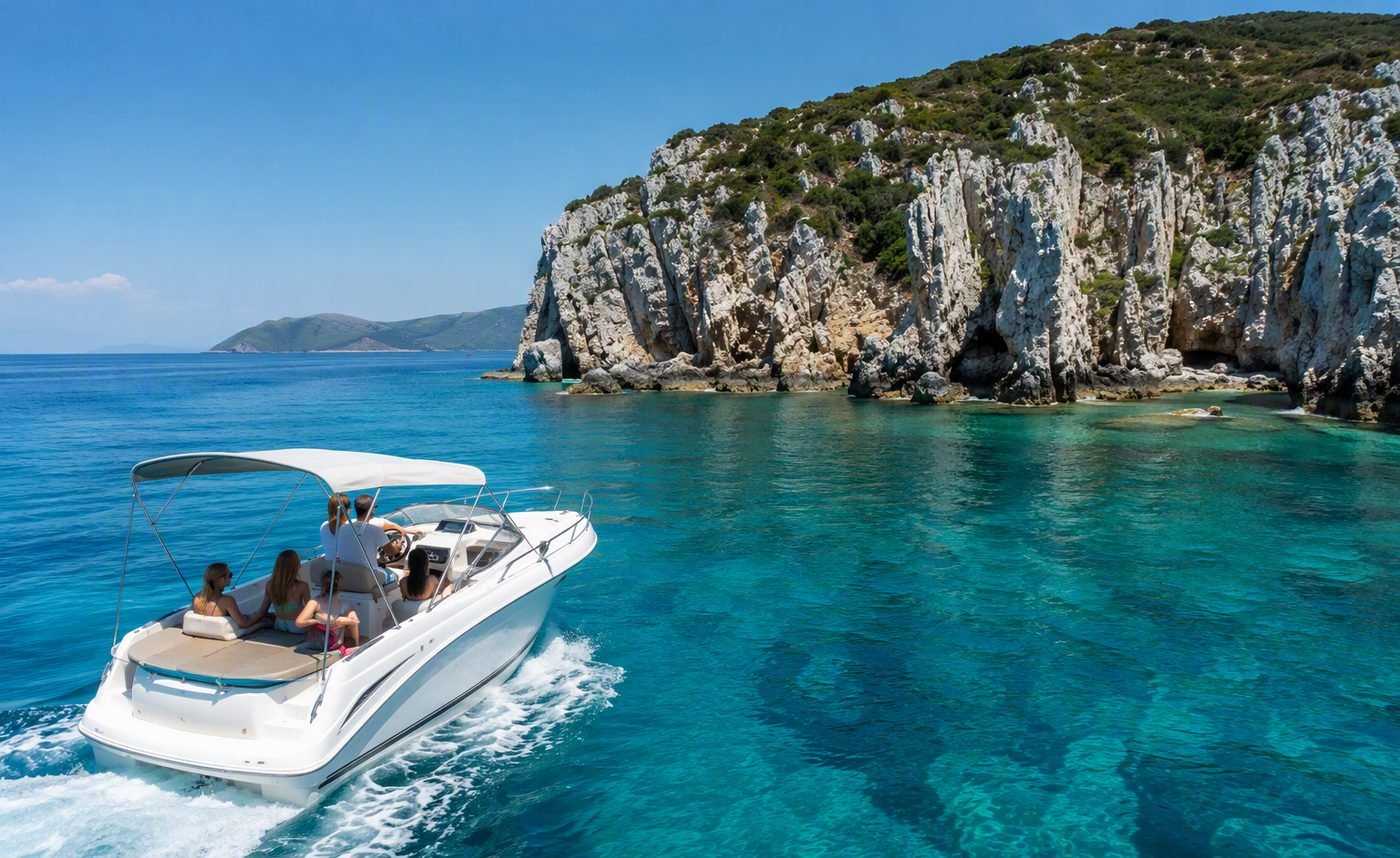 Tour in Barca Sazan & Karaburun